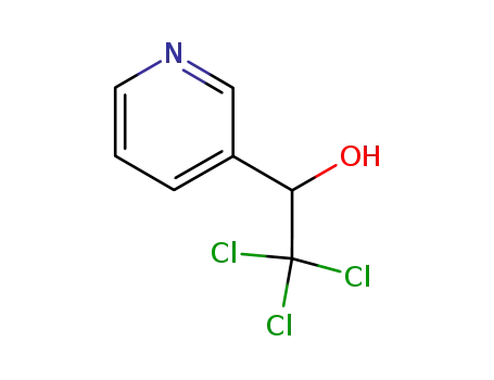 Molecular Structure of 67916-20-5 (3-Pyridinemethanol, a-(trichloromethyl)-)