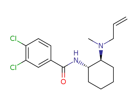 Benzamide, 3,4-dichloro-N-[2-(methyl-2-propenylamino)cyclohexyl]-,
trans-