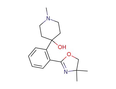 4-[2-(4,4-Dimethyl-4,5-dihydro-1,3-oxazol-2-yl)phenyl]-1-methylpiperidin-4-ol