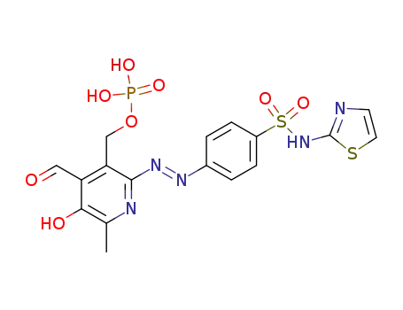6-[4-(2-Thiazolylsulfamoyl)phenylazo]-pyridoxal-5-phosphate
