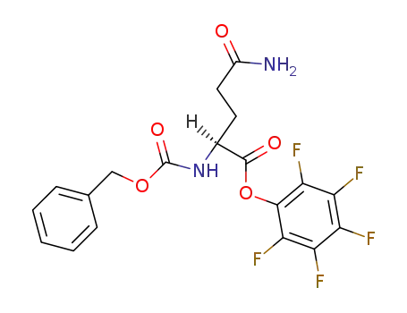 Molecular Structure of 17543-48-5 (pentafluorophenyl ester of N<sup>α</sup>-benzyloxycarbonyl-L-glutamine)