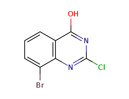 Molecular Structure of 331647-04-2 (2-Chloro-8-broMoquinazolin-4(3H)-one)