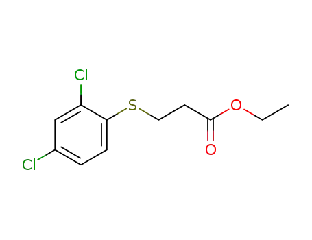3-(2,4-dichlorophenylthio)propanoic acid, ethyl ester