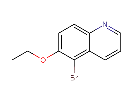 Molecular Structure of 663193-90-6 (6-ethoxy-5-bromo-quinoline)