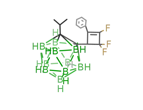 1-isopropyl-2-(1-phenyl-3,4,4-trifluoro-4-cyclobutene)-o-carborane