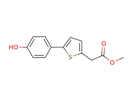 methyl [5-(4-hydroxyphenyl)-2-thienyl]acetate