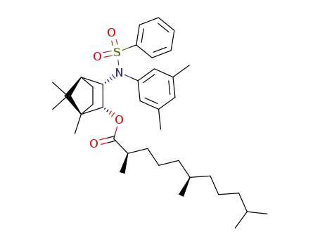 (2R,6R)-2,6,10-Trimethyl-undecanoic acid (1R,2R,3S,4S)-3-[benzenesulfonyl-(3,5-dimethyl-phenyl)-amino]-1,7,7-trimethyl-bicyclo[2.2.1]hept-2-yl ester