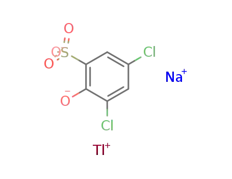 [C<sub>6</sub>H<sub>2</sub>(3,5-Cl<sub>2</sub>)(2-OTl)(SO<sub>3</sub>Na)]