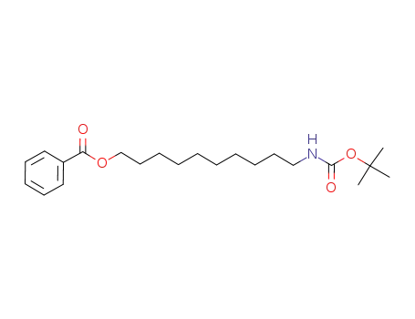 10-(tert-butoxycarbonylamino)decanyl benzoate