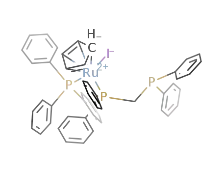 (η5-C5H5)Ru(II)(PPh3)(η1-dppm)I