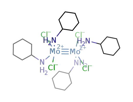 Mo<sub>2</sub>Cl<sub>4</sub>(cyclohexylamine)4