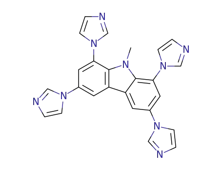 1,3,6,8-tetra(1H-imidazol-1-yl)-9-methyl-9H-carbazole