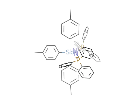 N-tri-p-tolylantimony bis(triphenylphosphinimine)