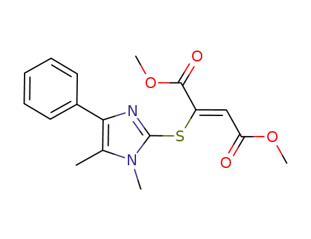 (Z)-2-[(1,5-dimethyl-4-phenyl-1H-imidazol-2-yl)sulfanyl]but-2-enedioic acid dimethyl ester