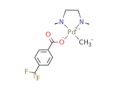 Pd(O<sub>2</sub>CC<sub>6</sub>H<sub>4</sub>CF<sub>3</sub>)Me(N,N,N',N'-tetramethylethylenediamine)