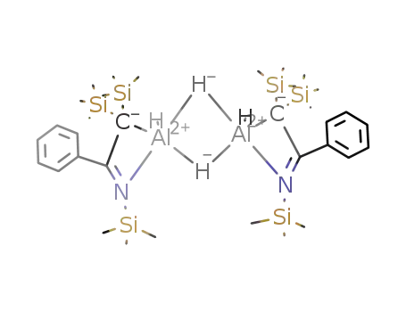 [(N(Si(CH<sub>3</sub>)3)C(C<sub>6</sub>H<sub>5</sub>)C(Si(CH<sub>3</sub>)3)2)AlH<sub>2</sub>]2