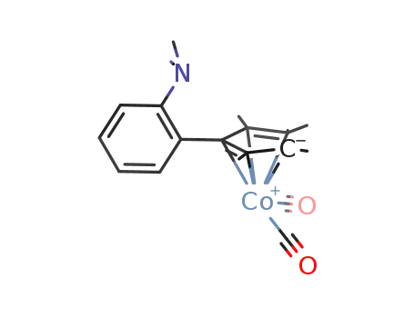 dicarbonyl-eta.5-(1-(2-N,N-dimethylaminophenyl)-2,3,4,5-tetramethylcyclopentadienyl)cobalt(I)