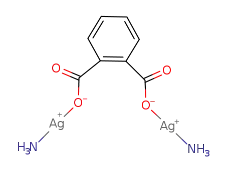 Molecular Structure of 172043-90-2 (Ag<sub>2</sub>(C<sub>6</sub>H<sub>4</sub>(CO<sub>2</sub>)2)(NH<sub>3</sub>)2)