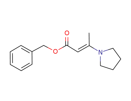 BENZYL 3-(1-PYRROLIDINYL)-2-BUTENOATE