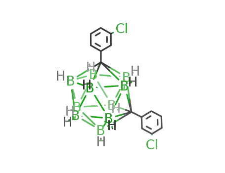 1,7-bis(3-chlorophenyl)-1,7-dicarba-closo-dodecaborane<sup>(12)</sup>