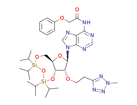 C<sub>34</sub>H<sub>51</sub>N<sub>9</sub>O<sub>7</sub>Si<sub>2</sub>