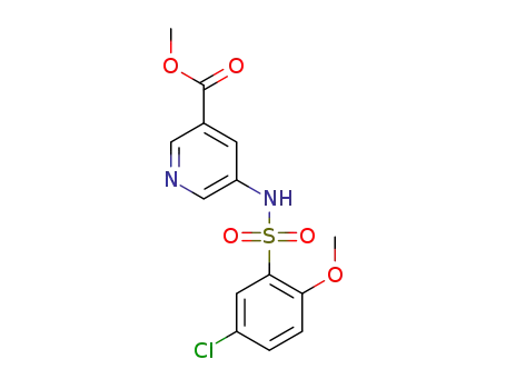 methyl 5-(5-chloro-2-methoxyphenylsulfonamido)nicotinate