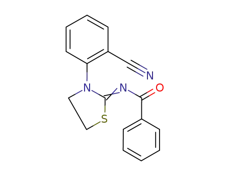 N-[3-(2-cyanophenyl)-1,3-thiazolidin-2-ylidene]benzamide