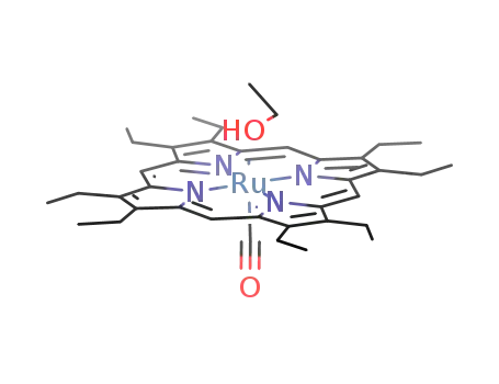 carbonyl-ethanol{2,3,7,8,12,13,17,18-octaethylporphyrinato<sup>(2-)</sup>}ruthenium<sup>(2+)</sup>