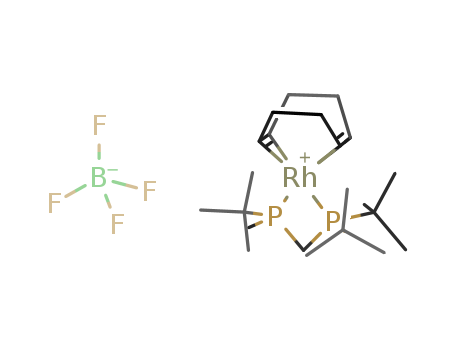 (R)-(-)-t-Butylmethyl(di-t-butylphosphinomethyl)phosphino(1,5-cyclooctadiene)rhodium(I)tetrafluoroborate,min.97%(R)-TCFP-Rh
