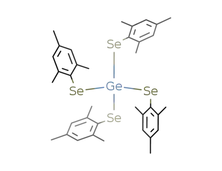Ge(SeC<sub>6</sub>H<sub>2</sub>(CH<sub>3</sub>)3)4