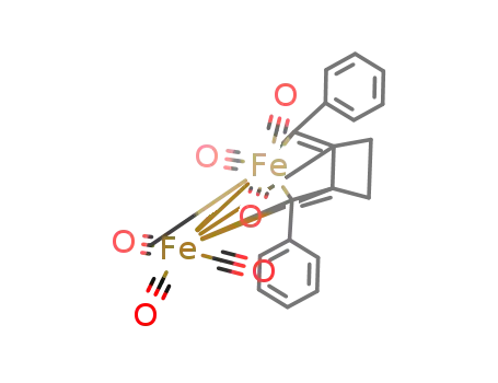 Molecular Structure of 137465-56-6 ((CO)6Fe<sub>2</sub>{(C<sub>6</sub>H<sub>5</sub>)CC(C<sub>2</sub>H<sub>4</sub>)CC(C<sub>6</sub>H<sub>5</sub>)})