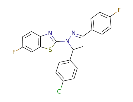 C<sub>22</sub>H<sub>14</sub>ClF<sub>2</sub>N<sub>3</sub>S