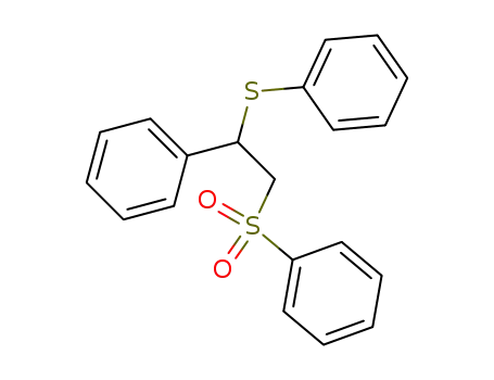 Benzene, [[1-phenyl-2-(phenylsulfonyl)ethyl]thio]-