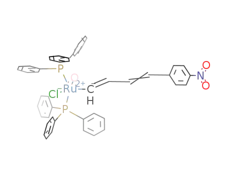 [RuCl(CO)(PPh<sub>3</sub>)2(CH=CHCH=CHC<sub>6</sub>H<sub>4</sub>-NO<sub>2</sub>-p)]