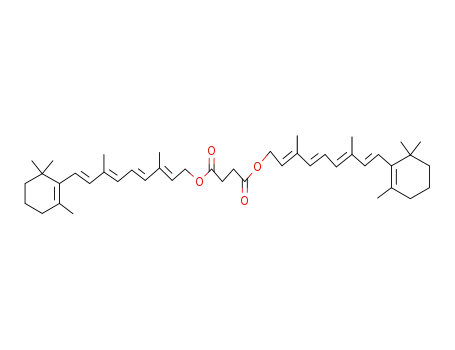 Molecular Structure of 1037306-25-4 (succinic acid di-<i>all-trans</i>-retinyl ester)