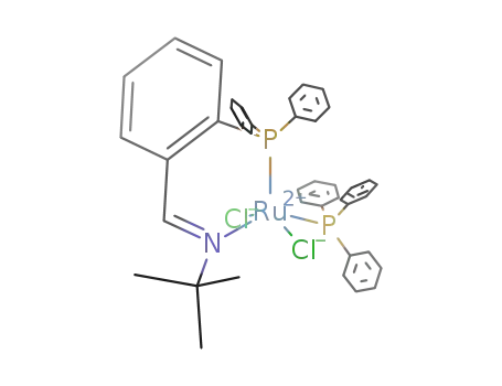 [RuCl2(κ2-P,N-2-Ph2PC6H4CHN(t-Bu))(P(C6H5)3)]
