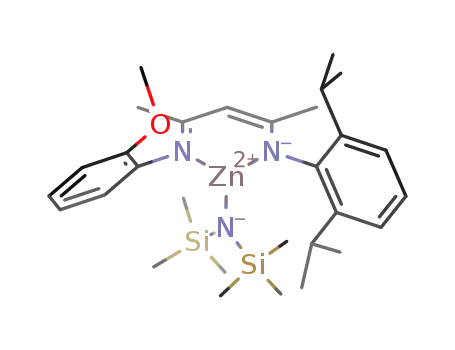(2-(2-methoxyphenylimino)-4-(2,6-diisopropylphenylamido)pent-2-eneato)ZnNTMS<sub>2</sub>