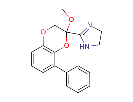 2-(2-methoxy-8-phenyl-2,3-dihydrobenzo[1,4]dioxin-2-yl)-4,5-dihydro-1H-imidazole