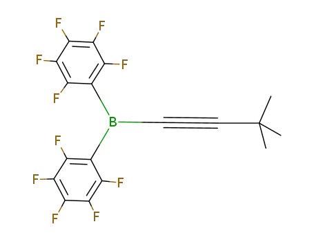 bis(pentafluorophenyl)boryl-C*C-t-Bu