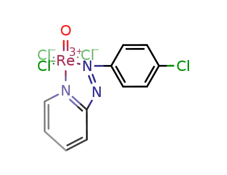 [ReOCl<sub>3</sub>(C<sub>5</sub>H<sub>4</sub>NN<sub>2</sub>C<sub>6</sub>H<sub>4</sub>Cl)]