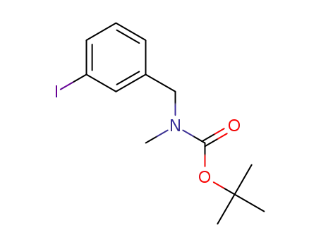 Molecular Structure of 954238-70-1 ((3-IODO-BENZYL)-METHYL-CARBAMIC ACID TERT-BUTYL ESTER)