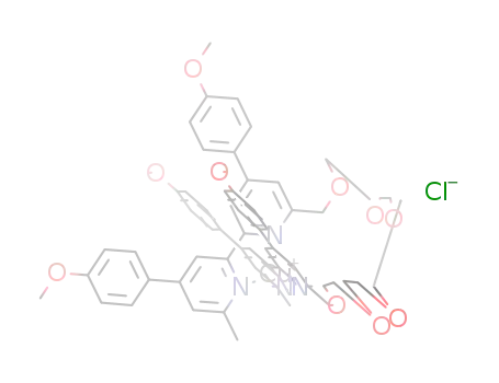 {(pentaethylene glycol bis((6-methyl-4,4'-bis(4-methoxyphenyl)-2,2'-bipyridin-6'-yl)methyl) ether)Cu}Cl