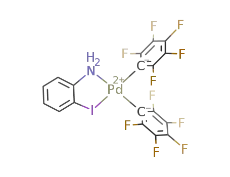 cis-[Pd(C<sub>6</sub>F<sub>5</sub>)2(2-iodoaniline)]