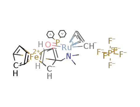 [(R/SRu, Spl)-RuCp(2-(1-N,N-dimethylaminomethyl)-1-diphenylphosphino ferrocene)(CO)]PF<sub>6</sub>