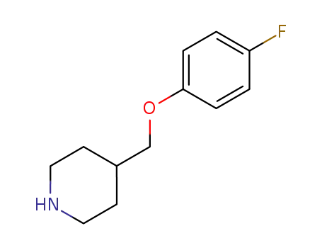 Molecular Structure of 63608-35-5 (4-[(4-FLUOROPHENOXY)METHYL]PIPERIDINE)