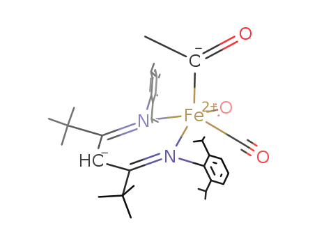 (2,2,6,6-tetramethyl-3,5-bis(2,6-diisopropylphenyl)imidohept-4-yl)Fe(CO)2(COMe)