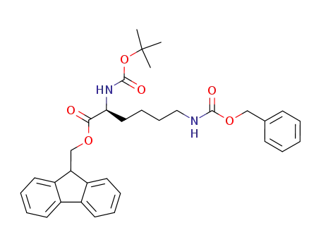 Boc-Lys(Z)-OFm