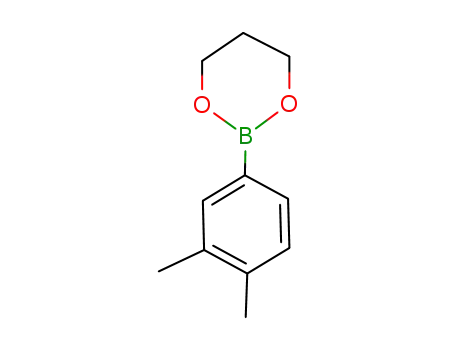 Molecular Structure of 208390-39-0 (2-(3,4-DIMETHYLPHENYL)-1,3,2-DIOXABORINANE)