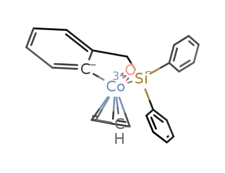 [Co(C<sub>5</sub>H<sub>5</sub>)(CO)(C<sub>6</sub>H<sub>4</sub>CH<sub>2</sub>Si(C<sub>6</sub>H<sub>5</sub>)2)]