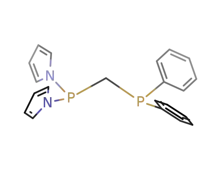 (C<sub>6</sub>H<sub>5</sub>)2PCH<sub>2</sub>P(NC<sub>4</sub>H<sub>4</sub>)2